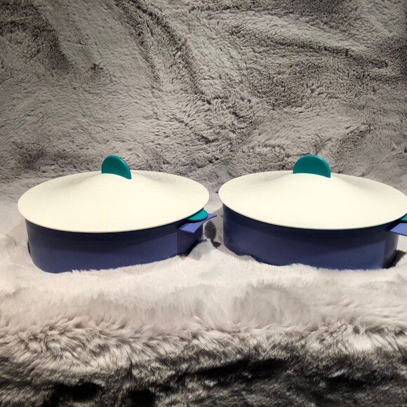 Tupperware 3-pc Microwave Micro steamer Rice Vegetables Cooker - Picture 2 of 10